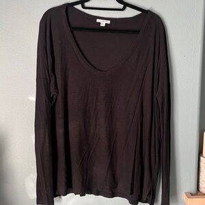 Standard James Perse • Long Sleeve Black shirt size 3